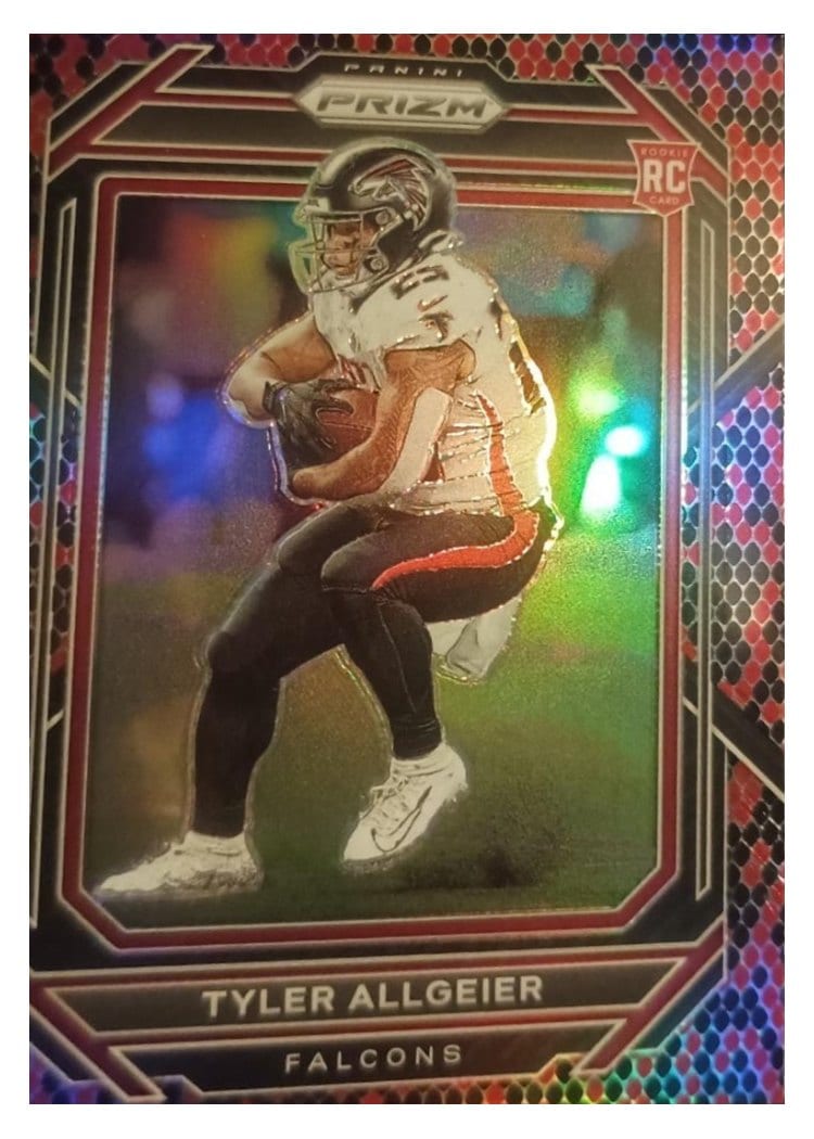2022 Panini Prizm Base Set Tyler Allgeier #344 card