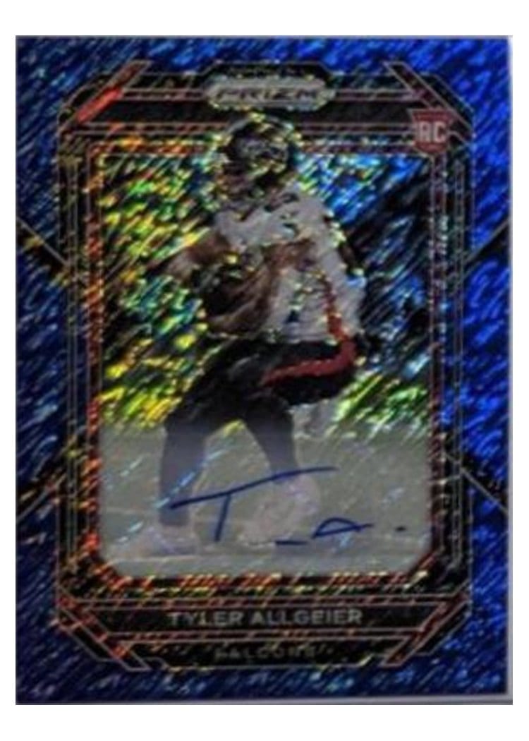 2022 Panini Prizm Base Set Tyler Allgeier #344 card