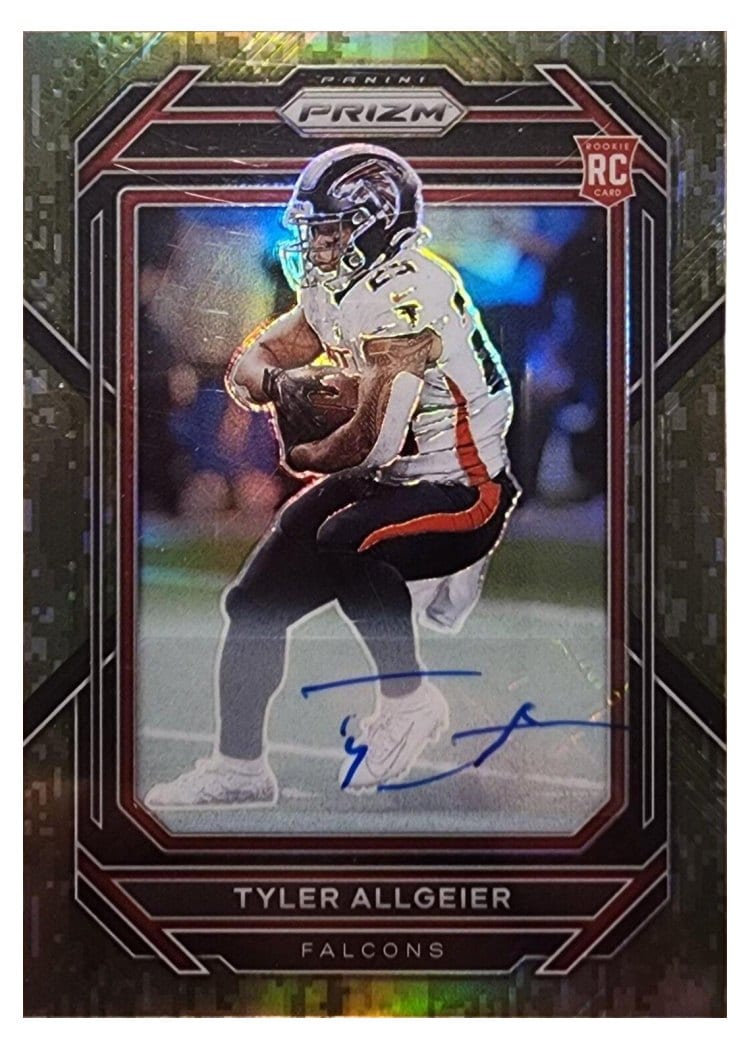2022 Panini Prizm Base Set Tyler Allgeier #344 card