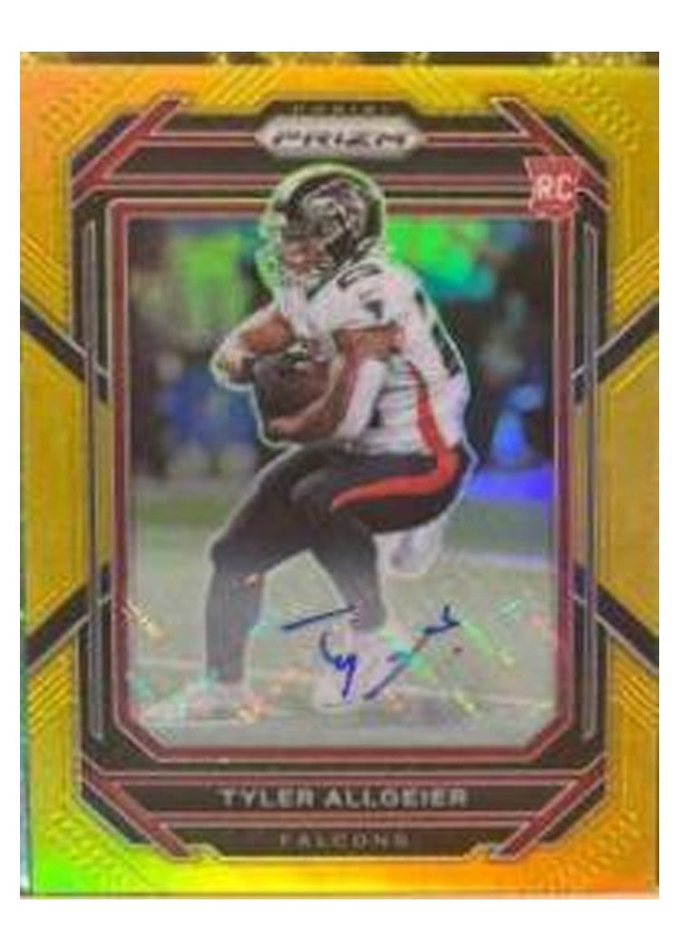 2022 Panini Prizm Base Set Tyler Allgeier #344 card