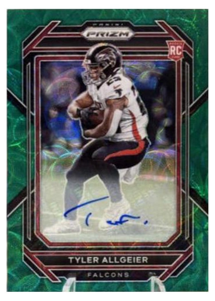 2022 Panini Prizm Base Set Tyler Allgeier #344 card