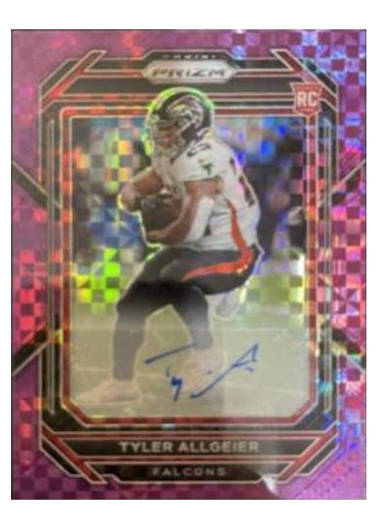 2022 Panini Prizm Base Set Tyler Allgeier #344 card