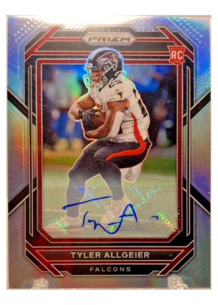 2022 Panini Prizm Base Set Tyler Allgeier #344 card