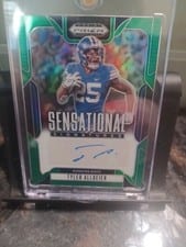 2025 Panini Prizm Draft Picks Sensational Signatures Tyler Allgeier #35 card