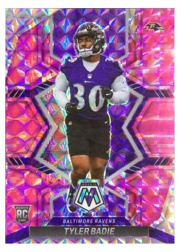 2022 Panini Mosaic Base Set Tyler Badie #354 card