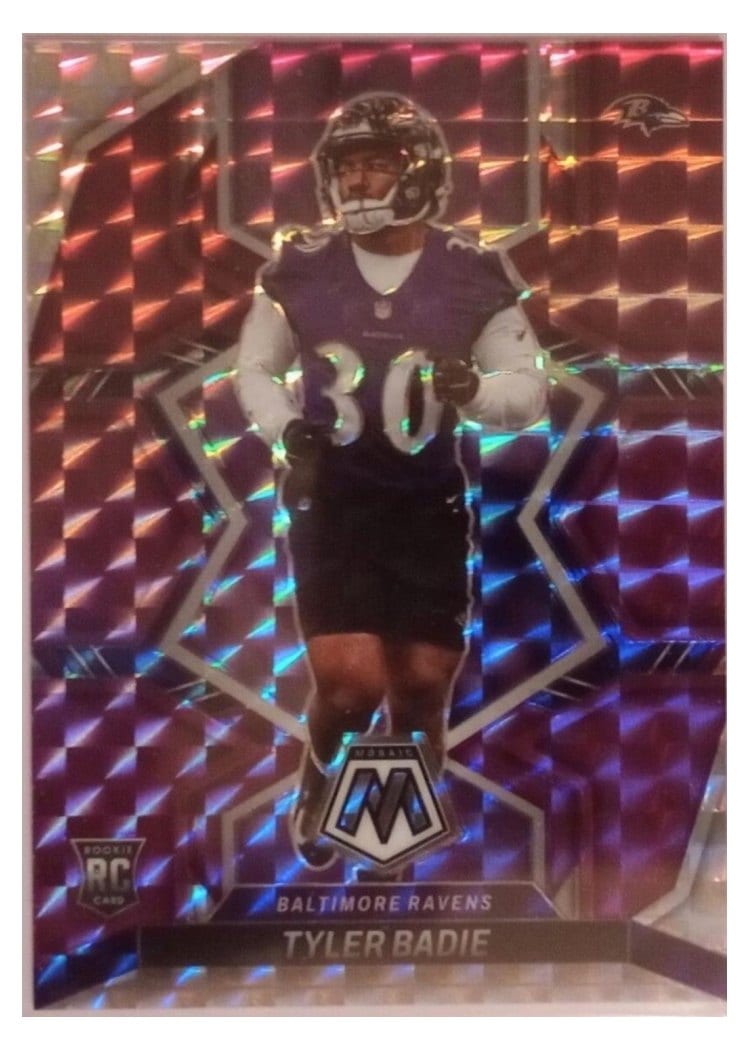 2022 Panini Mosaic Base Set Tyler Badie #354 card