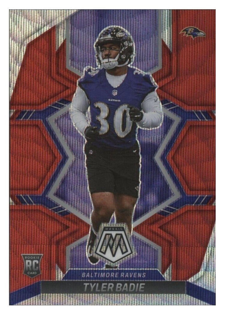 2022 Panini Mosaic Base Set Tyler Badie #354 card