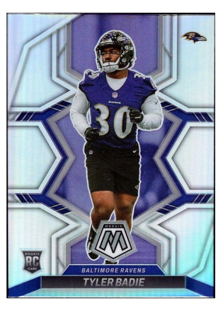 2022 Panini Mosaic Base Set Tyler Badie Silver #354 card