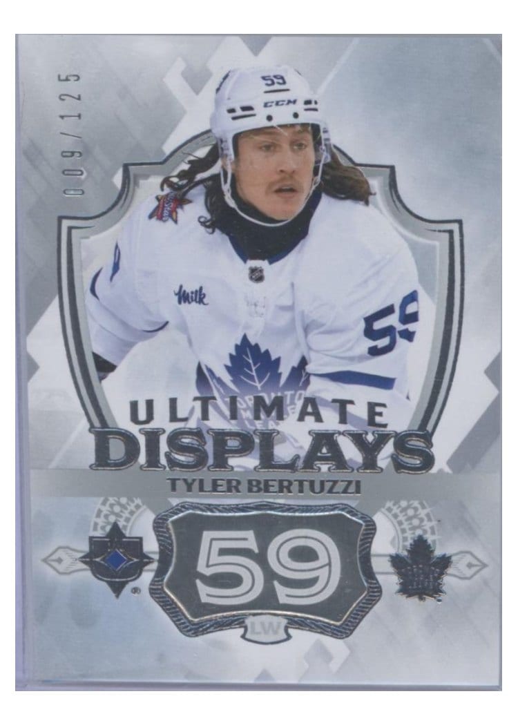 2023-24 Upper Deck Ultimate Collection Ultimate Displays Tyler Bertuzzi #UD-TB card