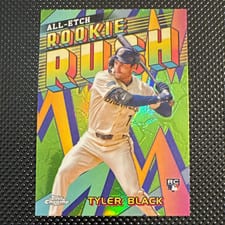 2024 Topps Chrome Update All-Etch Rookie Rush Tyler Black #CAERU-9 card