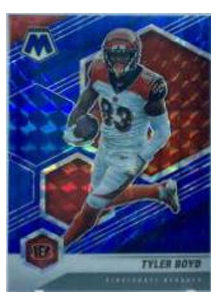 2021 Panini Mosaic Base Set Tyler Boyd Reactive Blue Mosaic #51 card