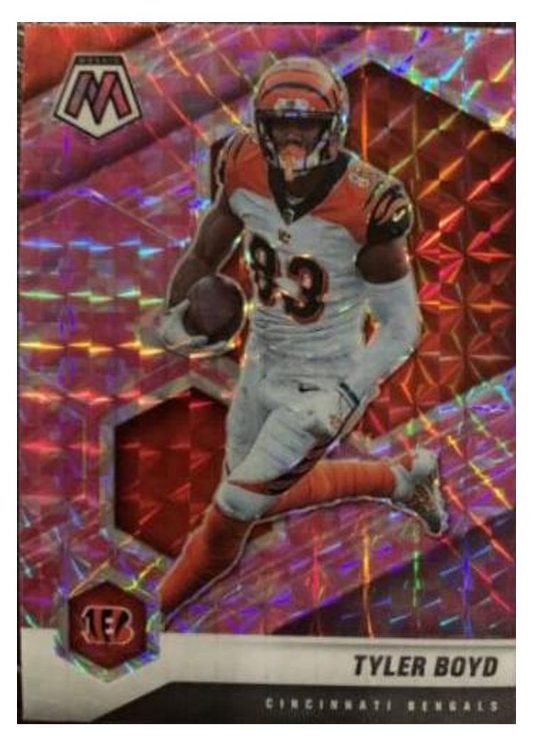2021 Panini Mosaic Base Set Tyler Boyd Pink Fluorescent #51 card