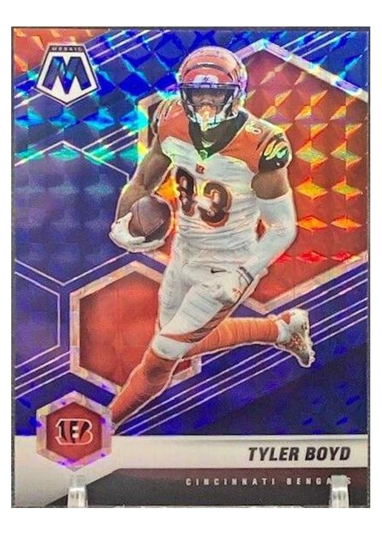 2021 Panini Mosaic Base Set Tyler Boyd Blue Mosaic #51 card