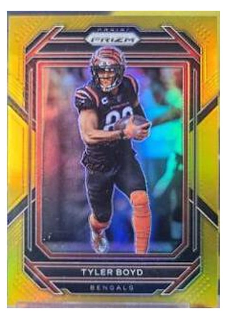 2022 Panini Prizm Base Set Tyler Boyd Gold #60 card