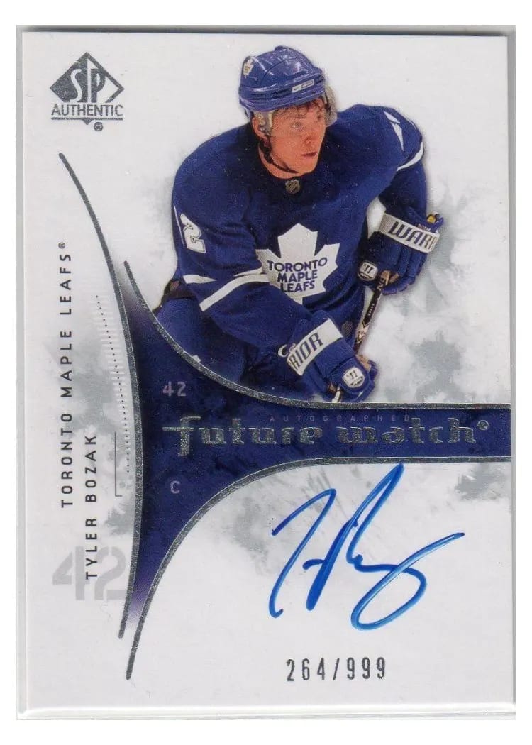 2009 SP Authentic Tyler Bozak #205 card