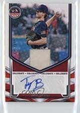 2025 Panini Stars & Stripes Collegiate National Team Signatures Tyler Bremner #NTS-TB card