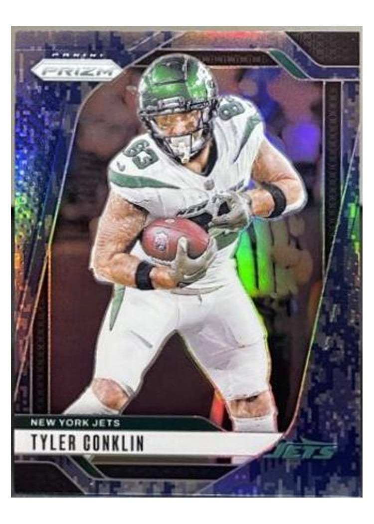 2024 Panini Prizm Base Set Tyler Conklin Navy Camo #225 card