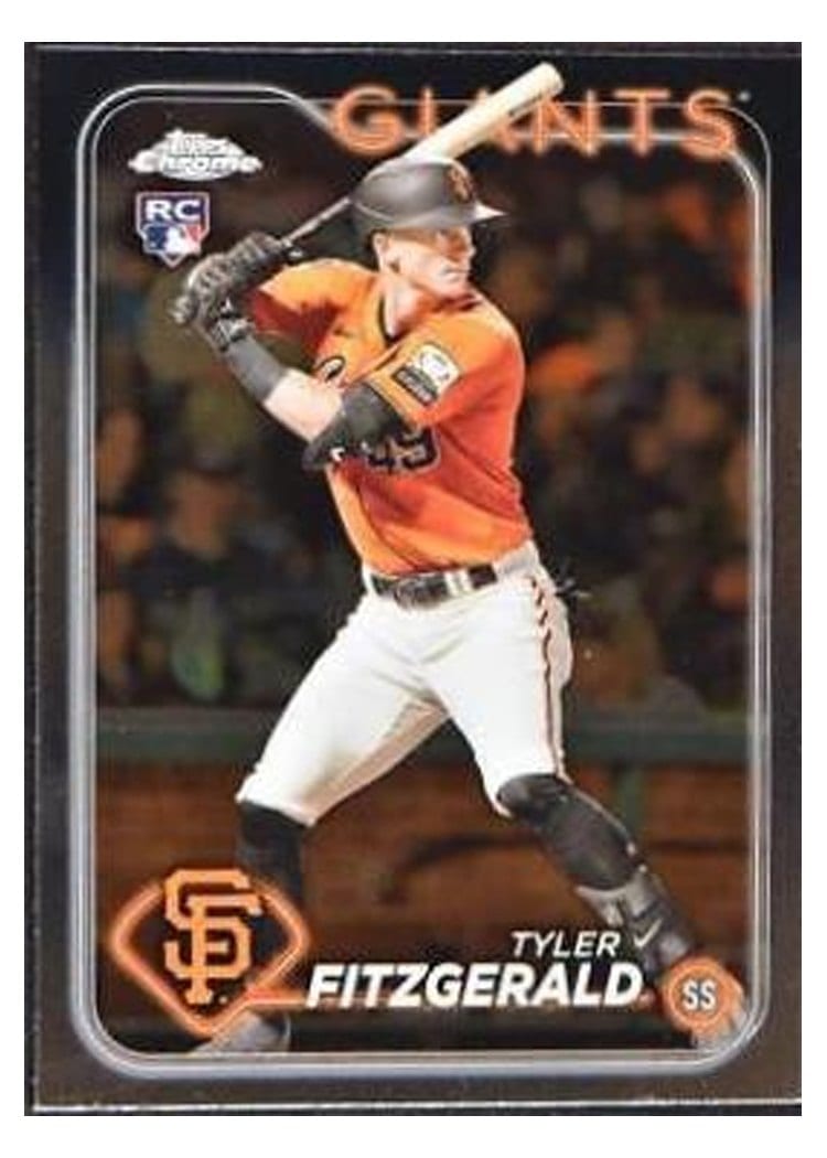 2024 Topps Chrome Base Set Tyler Fitzgerald #131 card