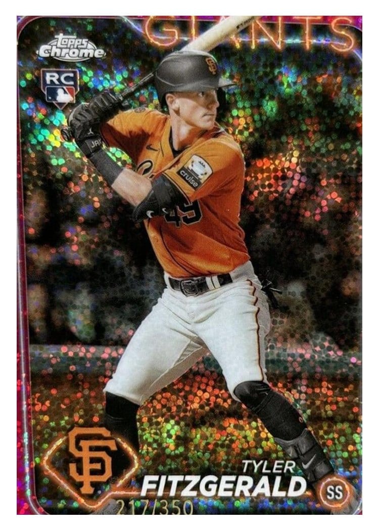 2024 Topps Chrome Base Set Tyler Fitzgerald #131 card