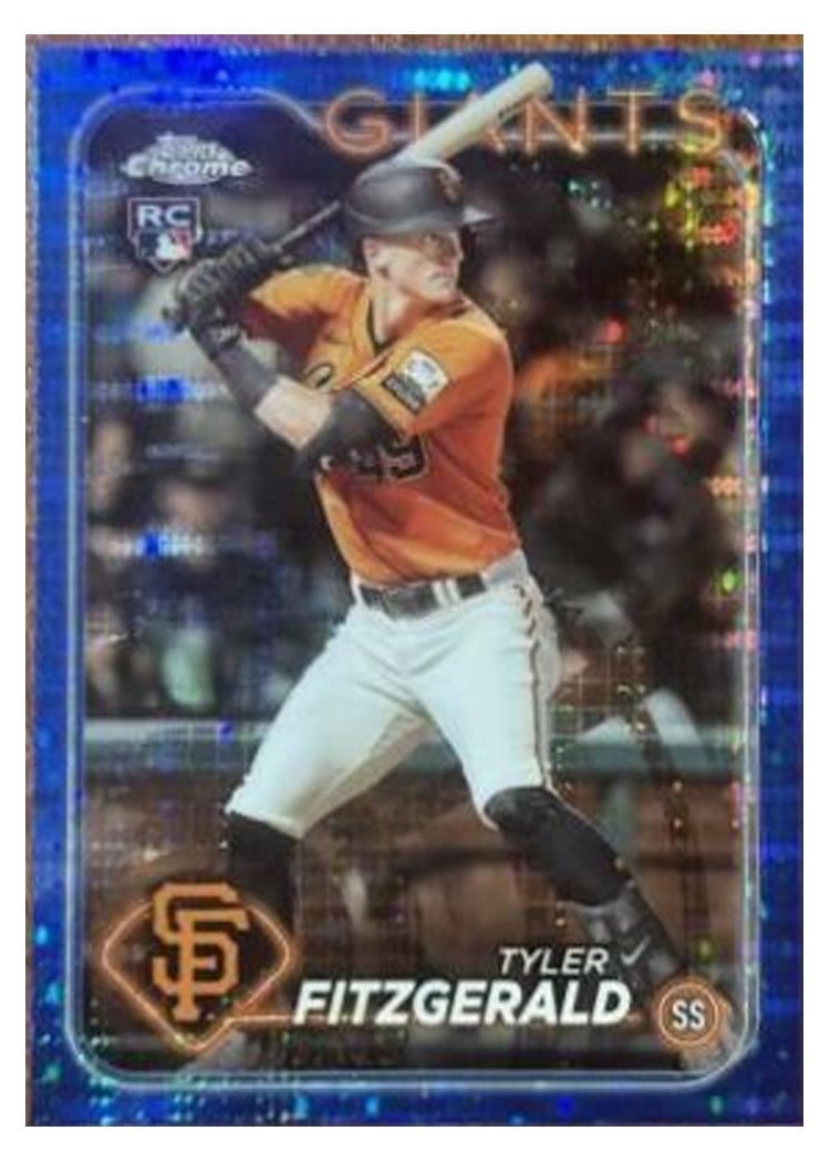 2024 Topps Chrome Base Set Tyler Fitzgerald #131 card