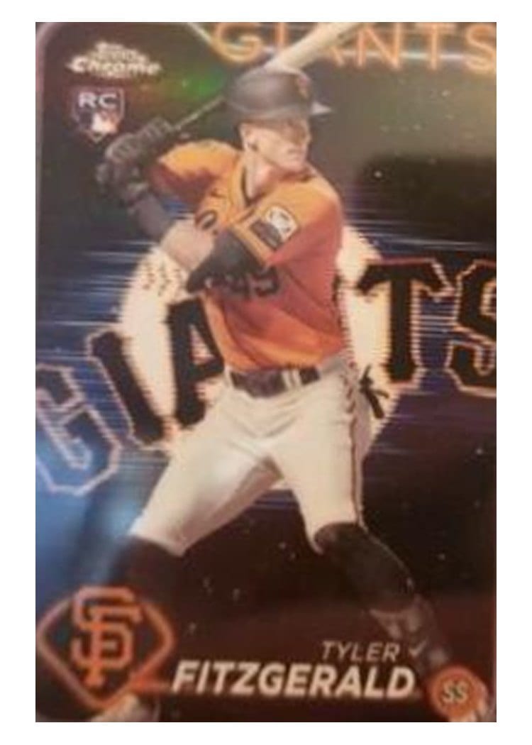 2024 Topps Chrome Base Set Tyler Fitzgerald #131 card