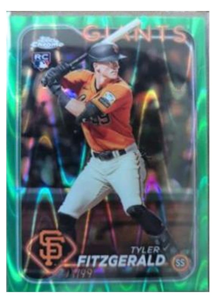 2024 Topps Chrome Base Set Tyler Fitzgerald #131 card