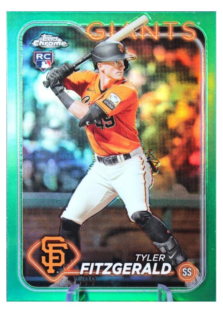 2024 Topps Chrome Base Set Tyler Fitzgerald #131 card