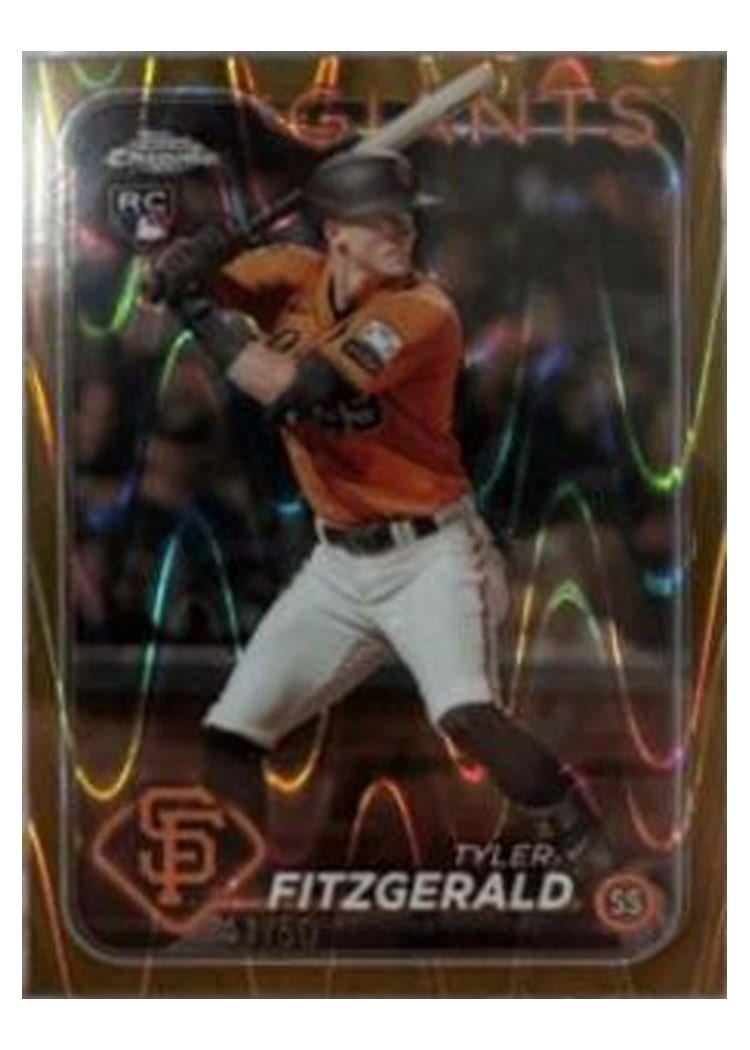 2024 Topps Chrome Base Set Tyler Fitzgerald #131 card