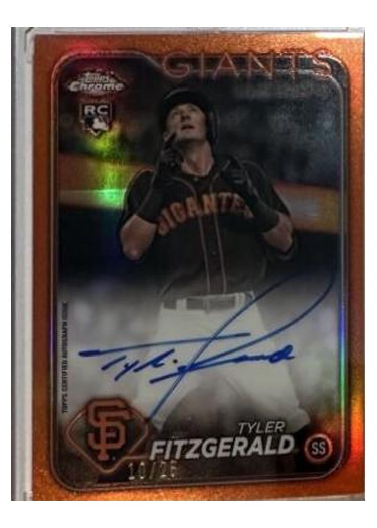 2024 Topps Chrome Base Set Tyler Fitzgerald #131 card