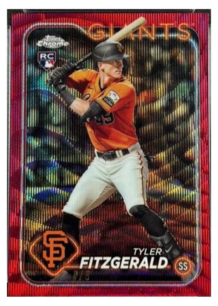 2024 Topps Chrome Base Set Tyler Fitzgerald #131 card