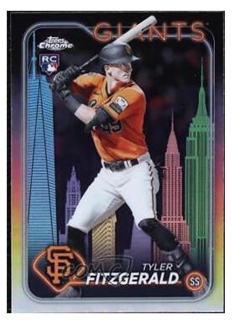 2024 Topps Chrome Base Set Tyler Fitzgerald #131 card