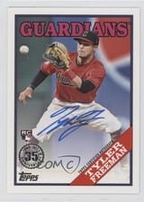 2023 Topps Update 1988 Topps Baseball Autographs Tyler Freeman #88BA-TF card