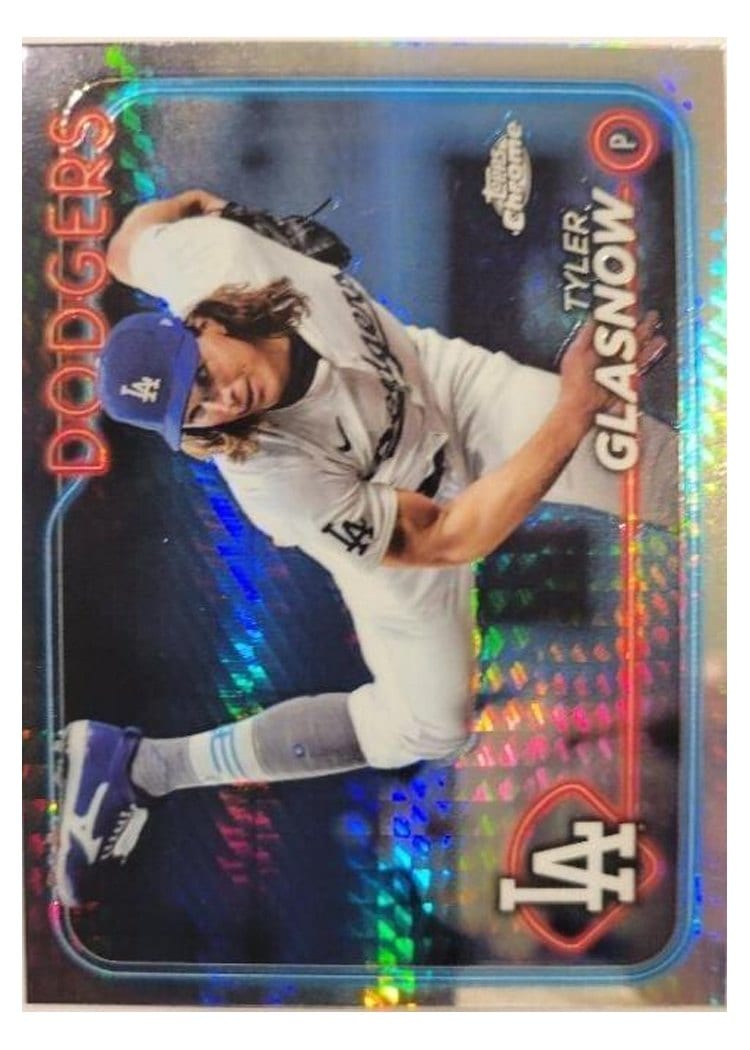 2024 Topps Chrome Base Set Tyler Glasnow #54 card