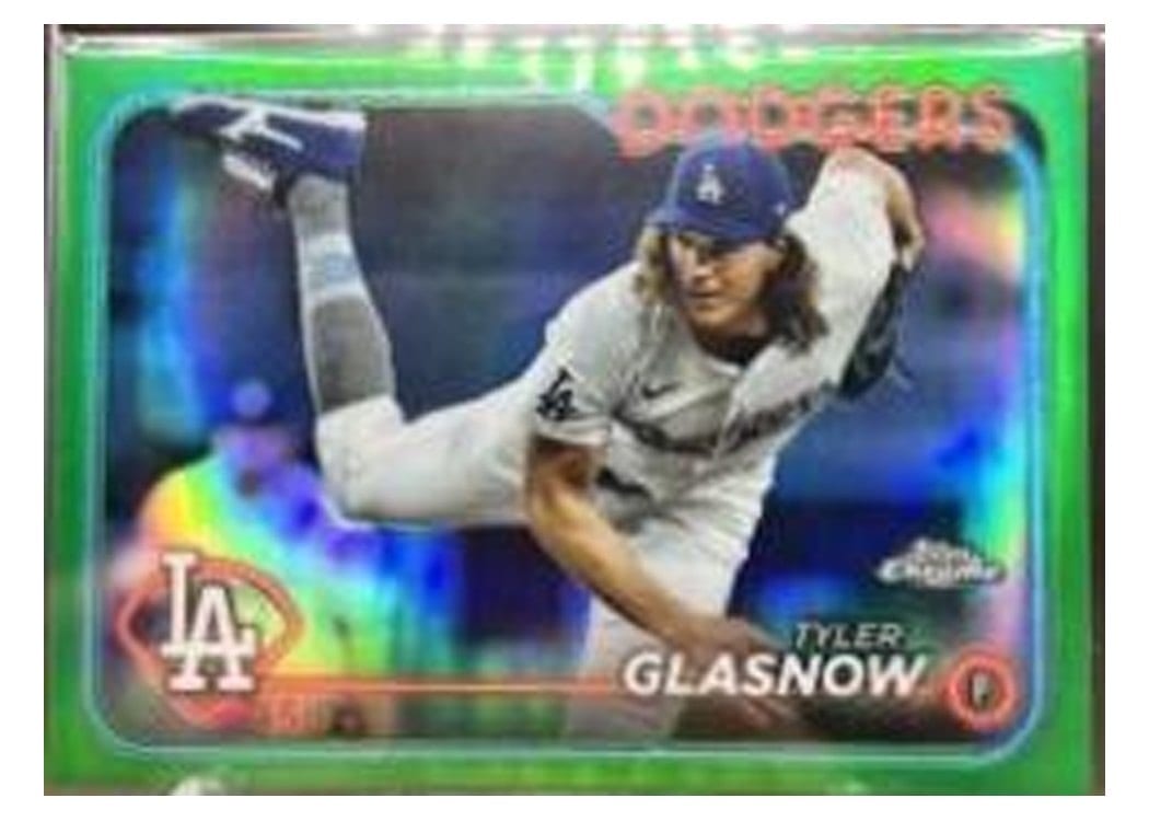 2024 Topps Chrome Base Set Tyler Glasnow #54 card