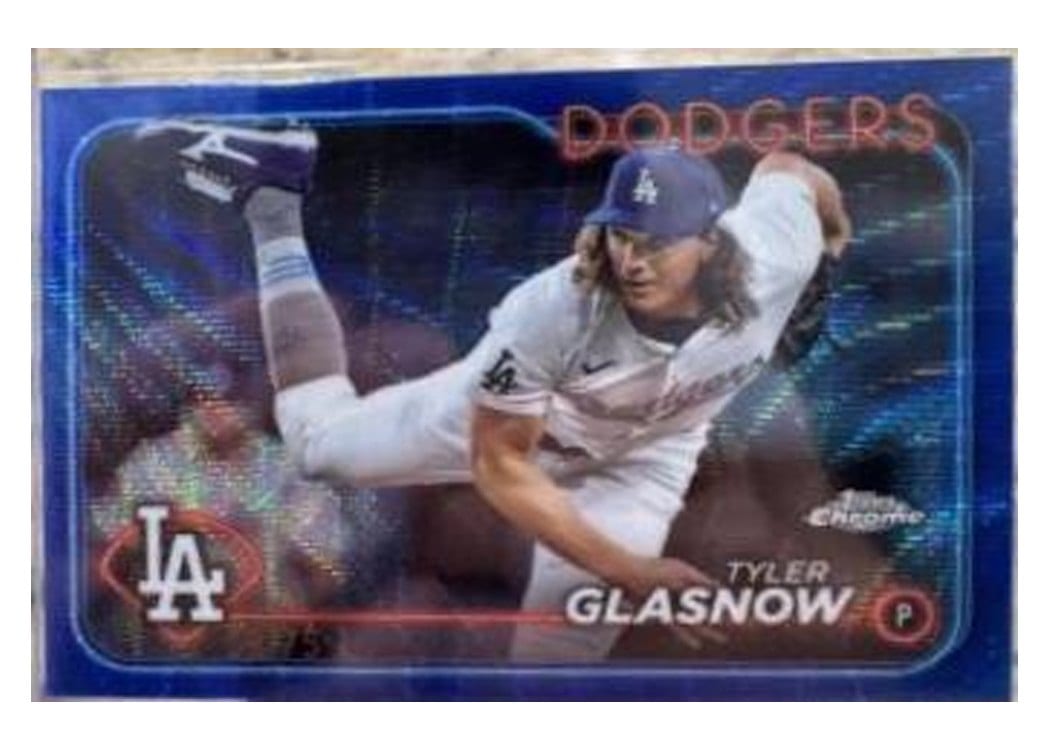 2024 Topps Chrome Base Set Tyler Glasnow #54 card