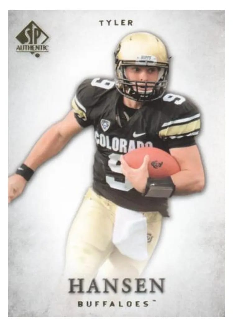 2012 SP Authentic Tyler Hansen #20 card