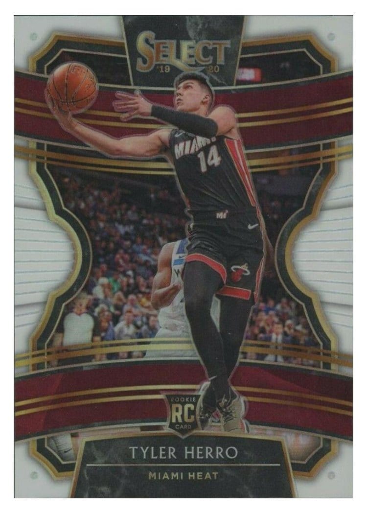 2019 Panini Select Tyler Herro White Prizm #63 card