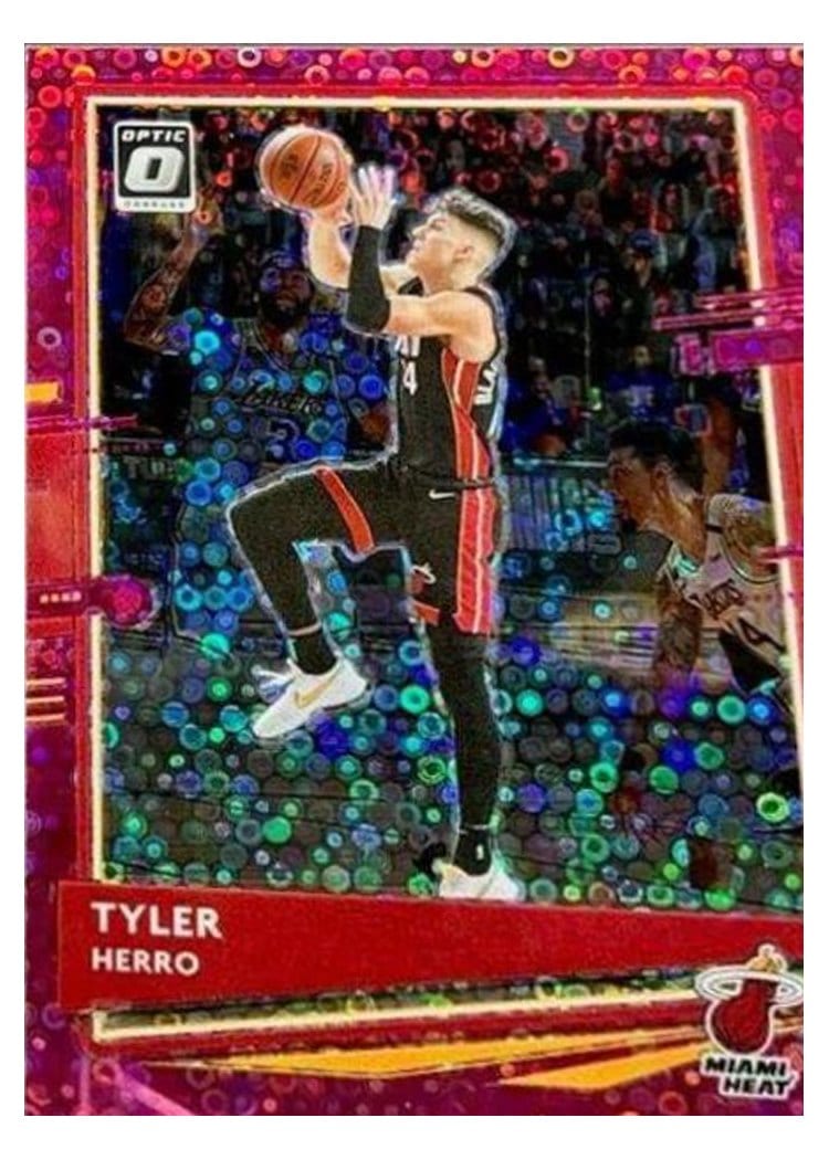 2020-21 Donruss Optic Base Set Tyler Herro #61 card