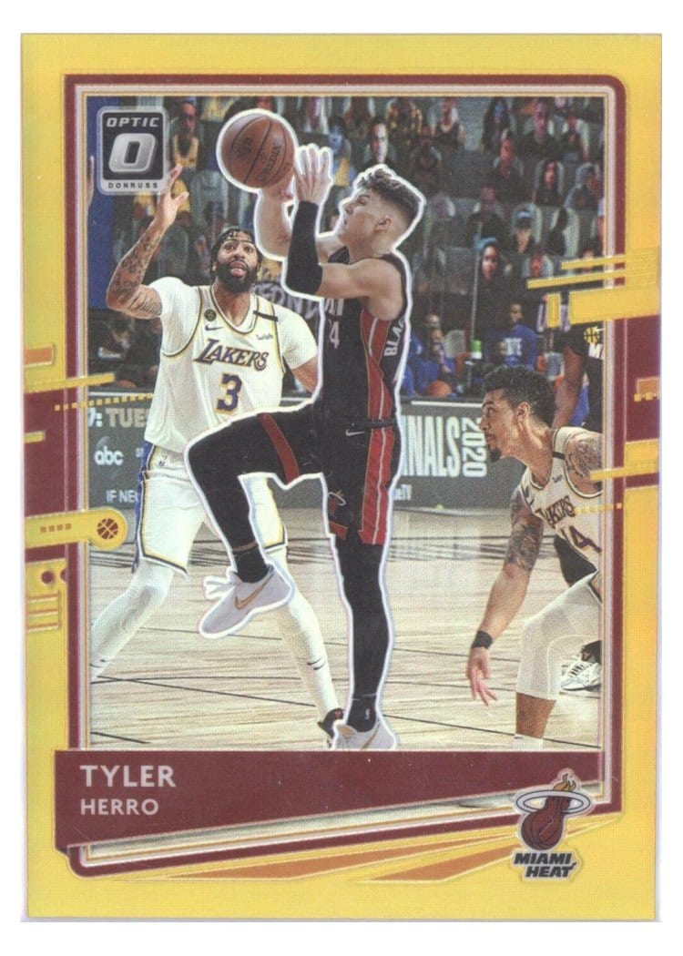 2020-21 Donruss Optic Base Set Tyler Herro #61 card