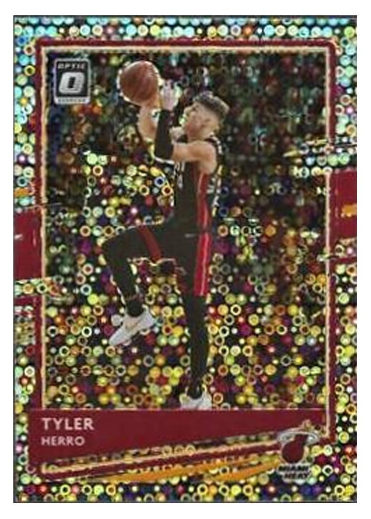 2020-21 Donruss Optic Base Set Tyler Herro Fast Break Holo #61 card