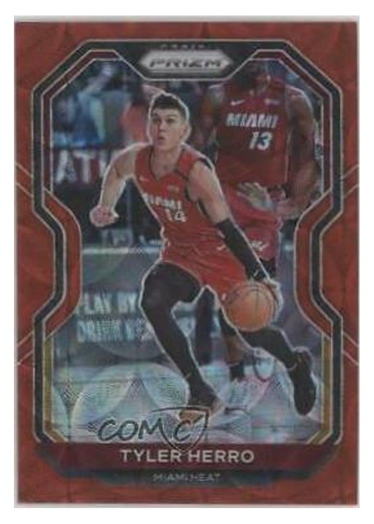 2020-21 Panini Prizm Base Set Tyler Herro #218 card