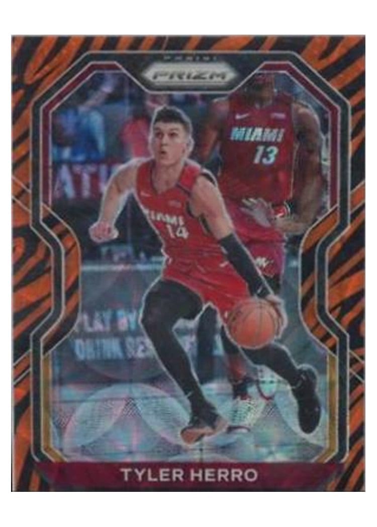 2020-21 Panini Prizm Base Set Tyler Herro #218 card
