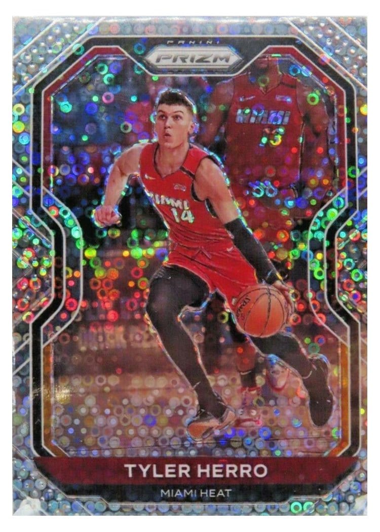 2020-21 Panini Prizm Base Set Tyler Herro #218 card