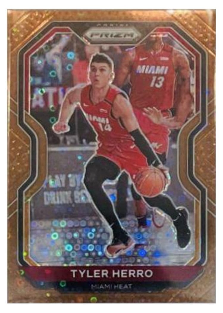 2020-21 Panini Prizm Base Set Tyler Herro #218 card