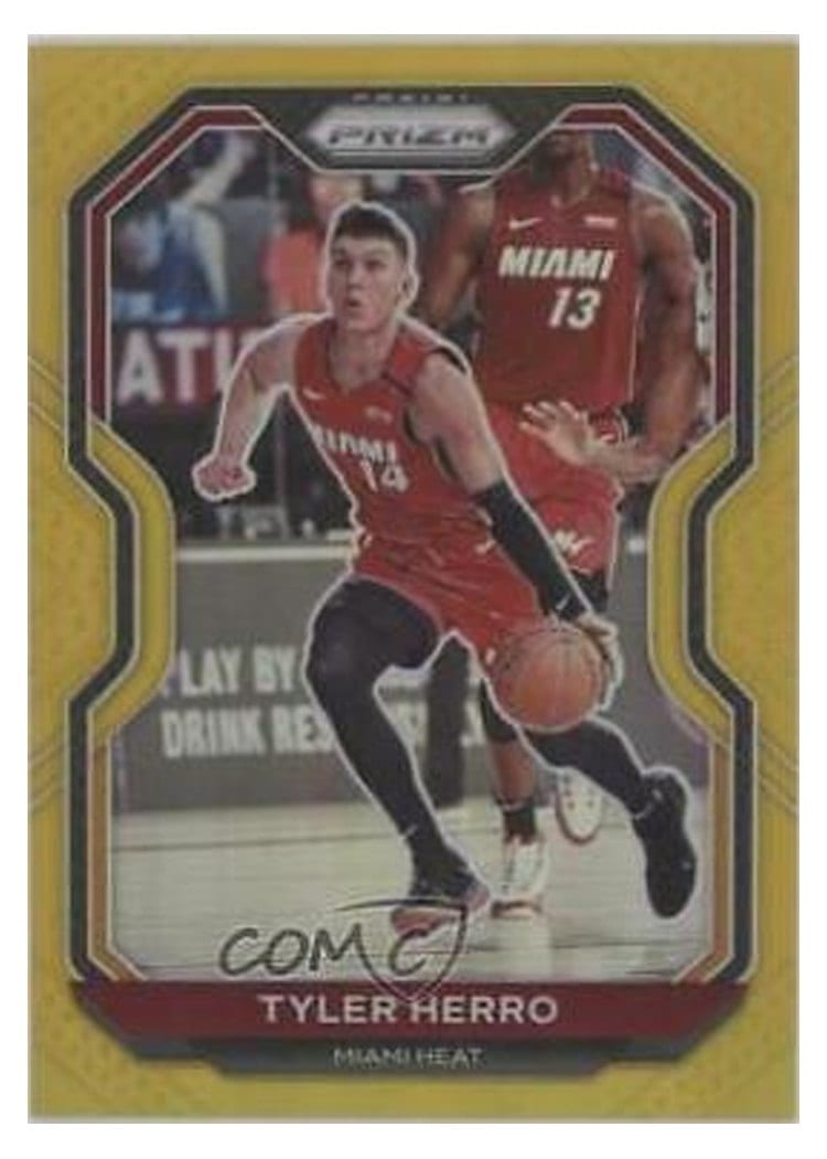 2020-21 Panini Prizm Base Set Tyler Herro #218 card