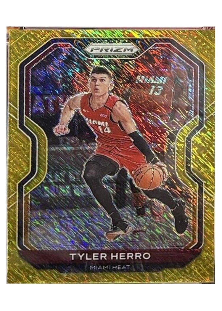 2020-21 Panini Prizm Base Set Tyler Herro #218 card