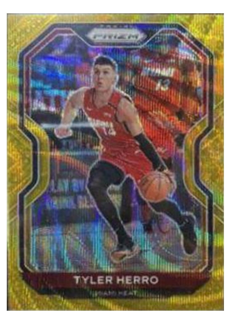 2020-21 Panini Prizm Base Set Tyler Herro #218 card