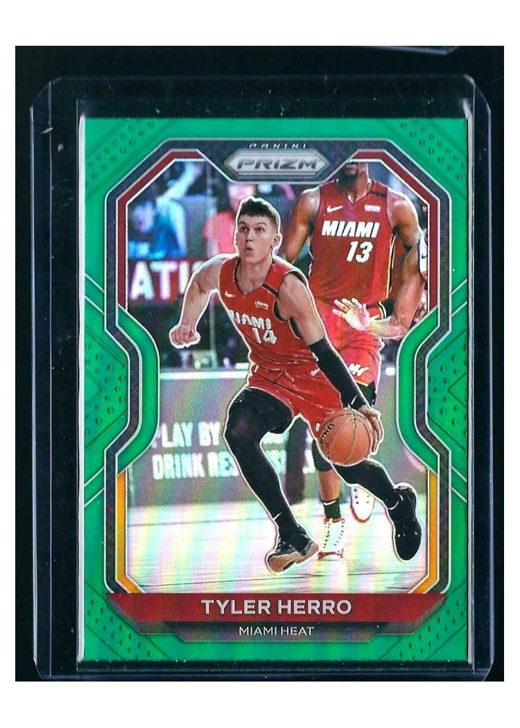 2020-21 Panini Prizm Base Set Tyler Herro #218 card