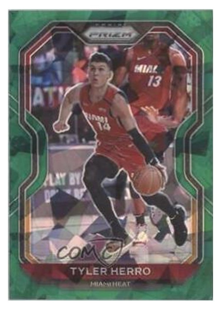 2020-21 Panini Prizm Base Set Tyler Herro #218 card