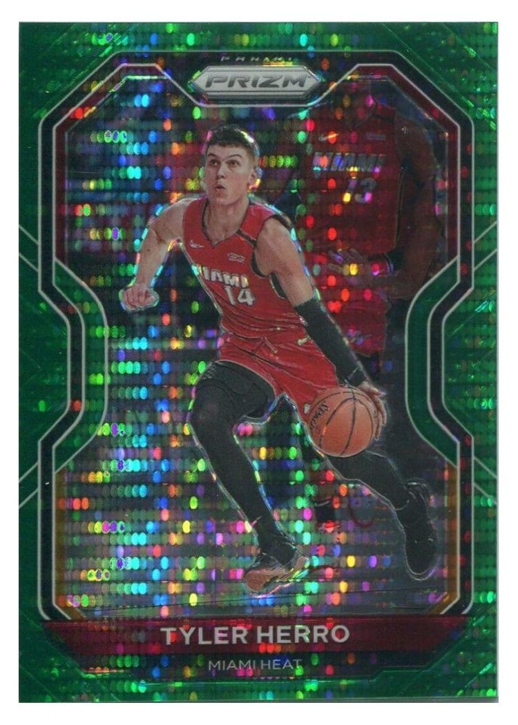 2020-21 Panini Prizm Base Set Tyler Herro #218 card